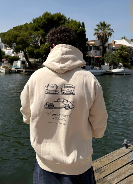 TURBO WHITE HOODIE