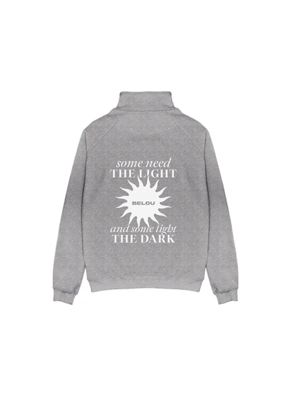 SUDADERA MEDIA CREMALLERA THE LIGHT