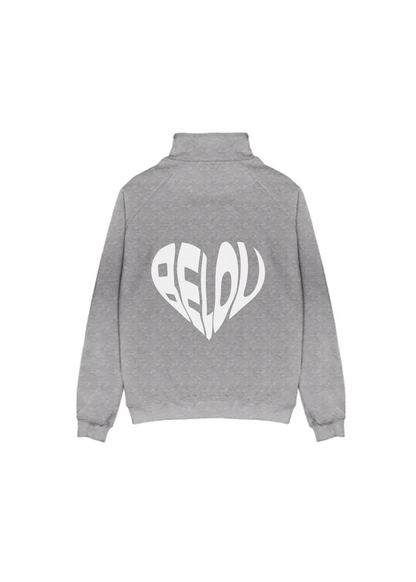 SUDADERA MEDIA CREMALLERA CORAZON