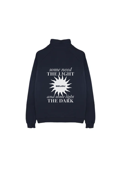 SUDADERA MEDIA CREMALLERA THE LIGHT